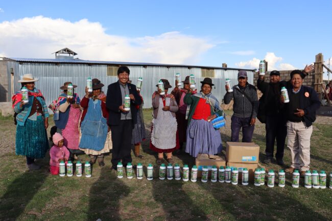 ENTREGA DE ABONO FOLIAR MUNI LAMPA